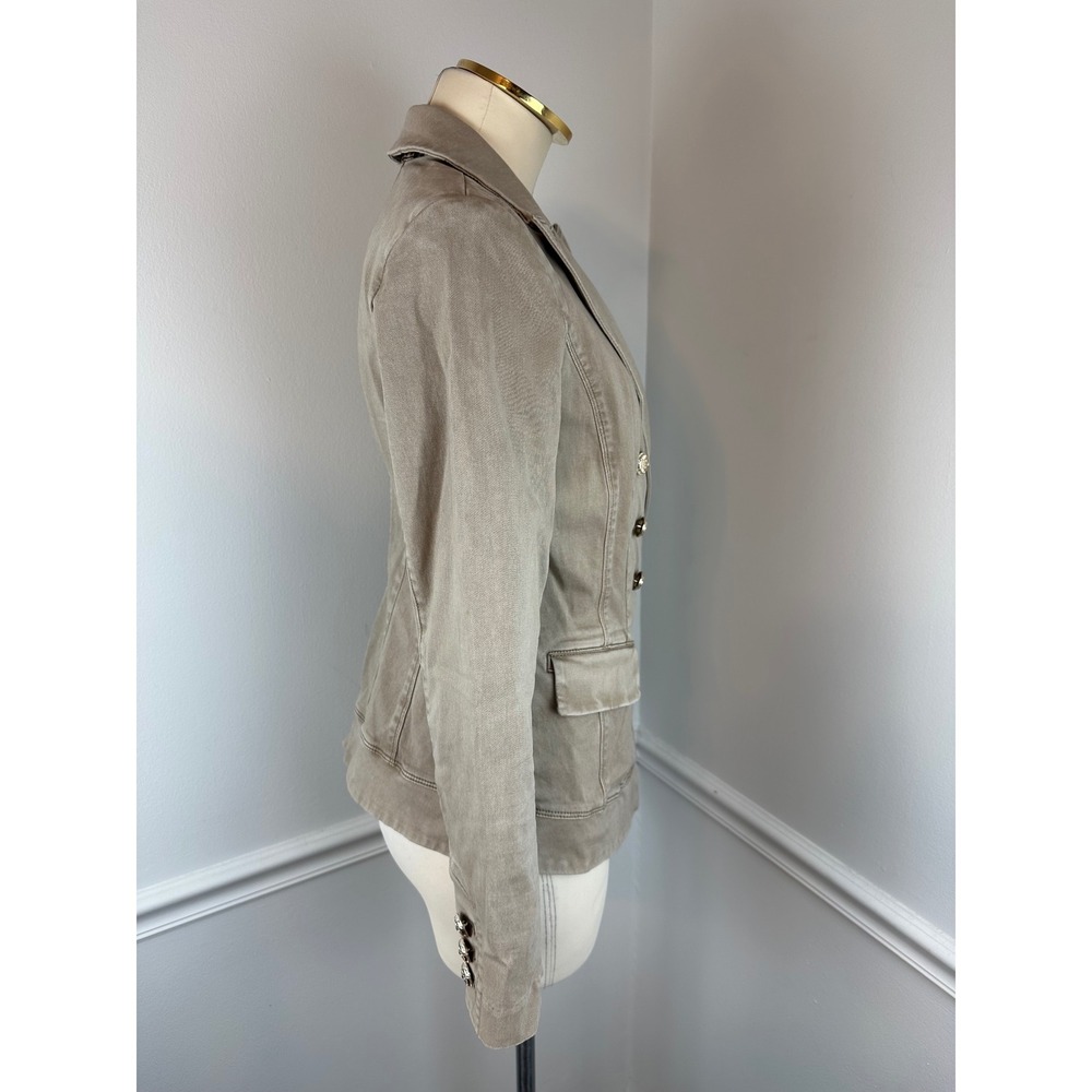 WHITE HOUSE BLACK MARKET Tan Trophy Jacket Blazer | Size 6 - Picture 9 of 16